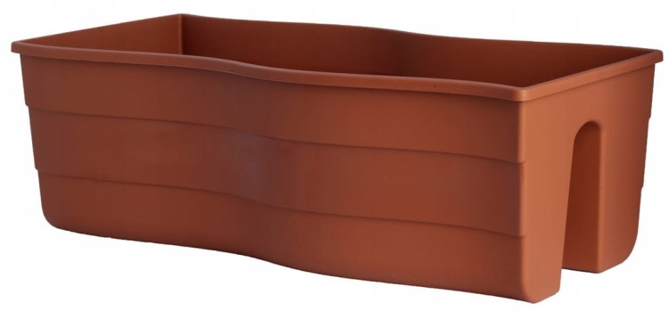 Doniczka tworzywo sztuczne pomarańczowy Form-Plastic 58,5 cm x 29 x 20 cm