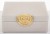 Szkatułka na Biżuterię Glamour Szklana Beżowa 8x19x15,5cm Elegancka Kasetka