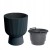 Doniczka Milly szara Prosperplast 29,9 x 36,5 cm