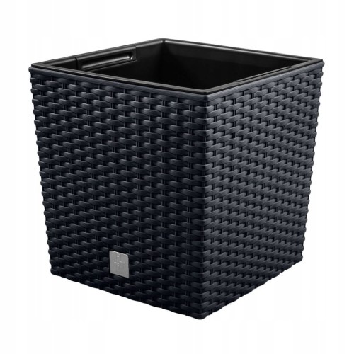 Doniczka Rato Low Antracyt Prosperplast 40 x 40,8 cm