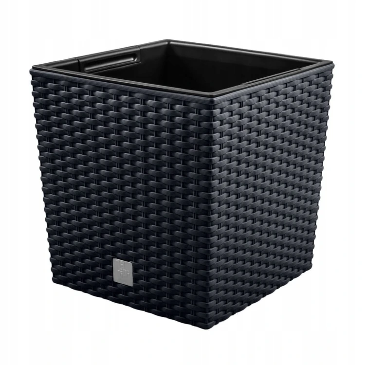 Doniczka Rato Low Antracyt Prosperplast 40 x 40,8 cm