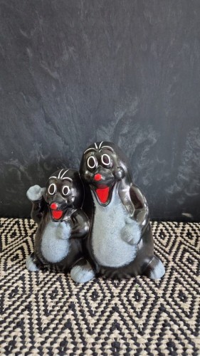 Figurka Dekoracyjna Krecik Para 21x14x24 cm – Ozdoba do Domu i Ogrodu