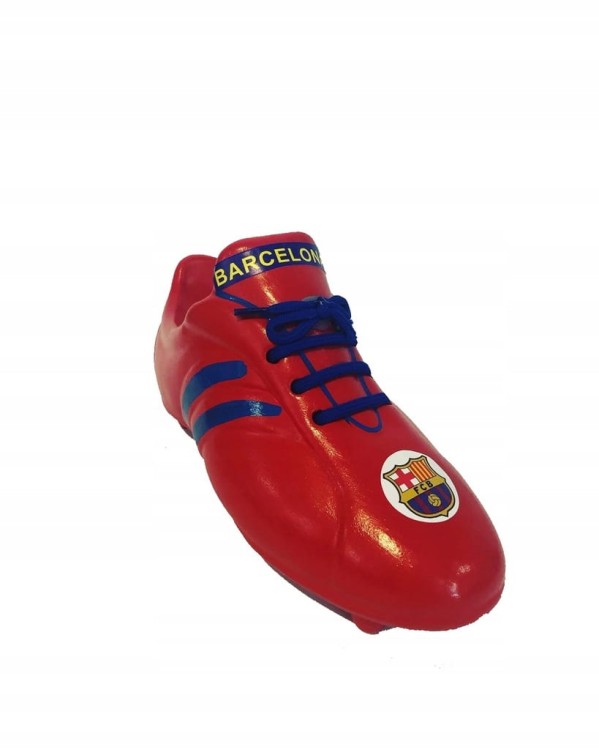 Skarbonka Ceramiczna But FC Barcelona 23 cm Piłkarski Prezent dla Kibica