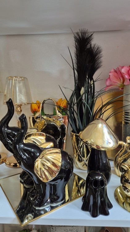 Grzyb-dekoracyjny-ceramiczny-zloto-czarny-22cm-styl-boho-glamour-nowoczesny-Stan-opakowania-oryginalne.jpeg