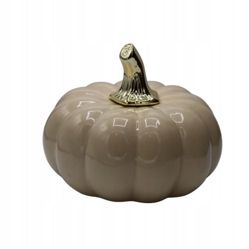 DYNIA CERAMICZNA BEŻOWO-ZŁOTA MAXI Figurka HALLOWEEN