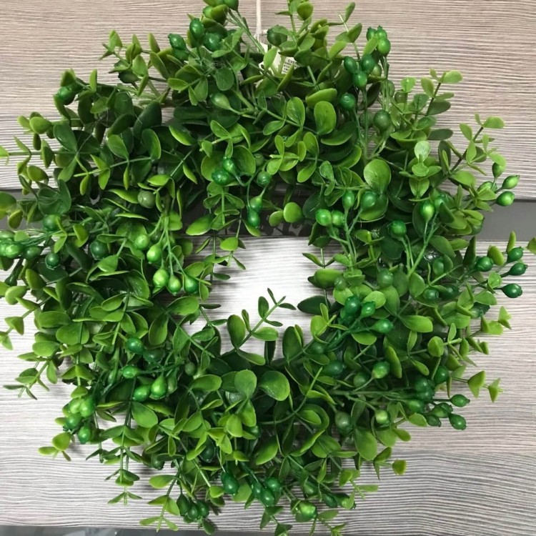 Wianek bukszpanowy sztuczny bukszpan jak żywy 32cm
