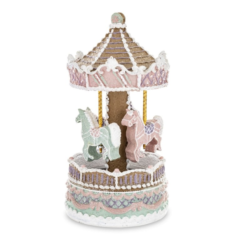 Świąteczna pozytywka z piernika-karuzela z pozytywką 22cm