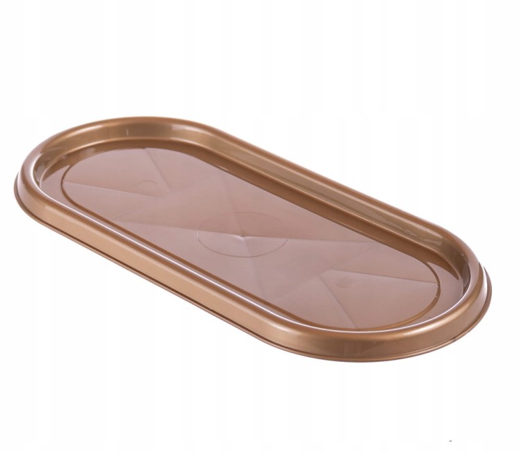 Podstawka pod znicz podkładka na grób cmentarz 35 cm ZŁOTA