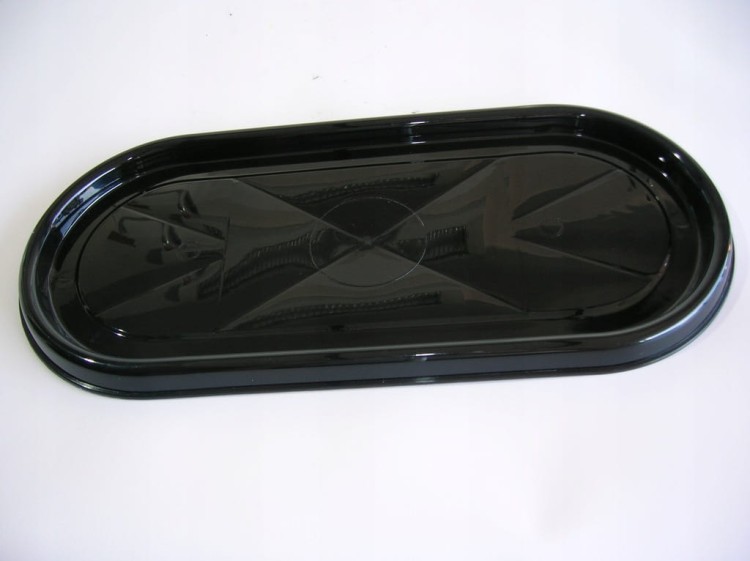 Podstawka pod znicz podkładka na grób cmentarz 35 cm ANTRACYT