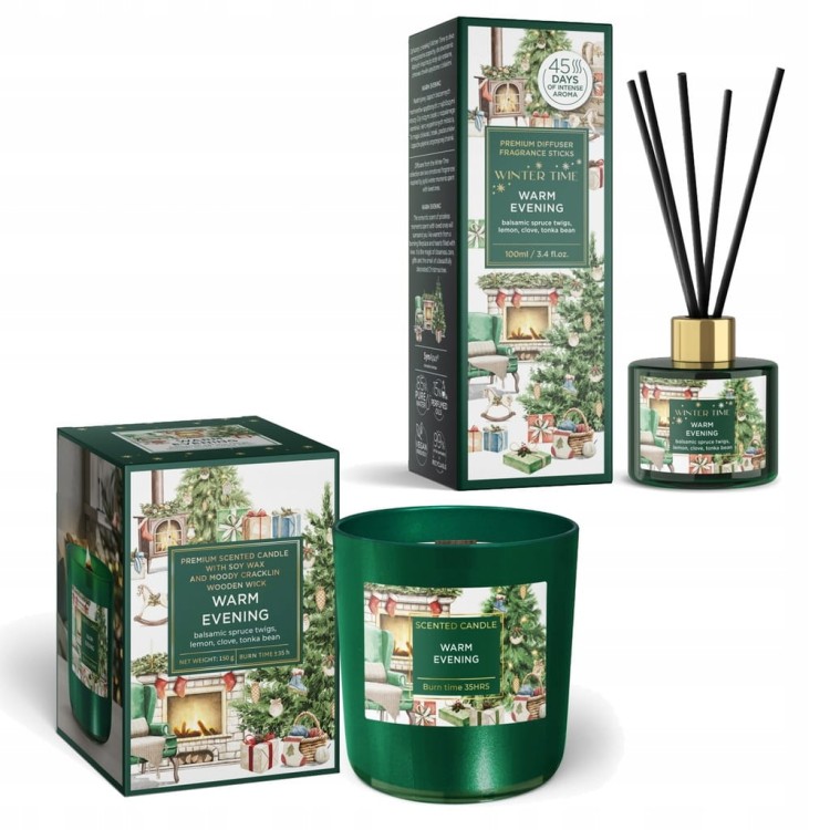 Świeca zapachowa sojowa Warm Evening Bartek Candles 1 szt