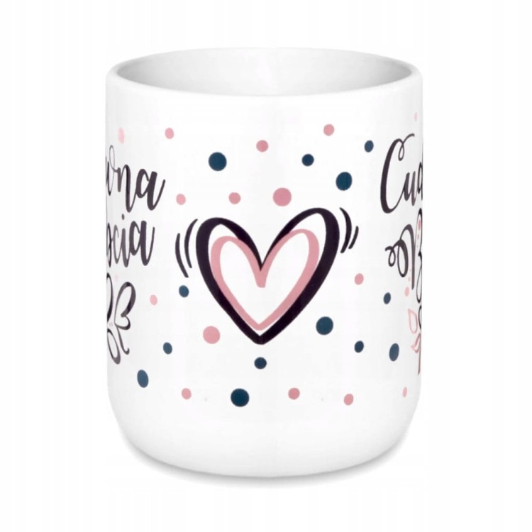 Kubek Cudowna Babcia 300 ml – Prezent na Dzień Babci Ceramiczny w Pudełku