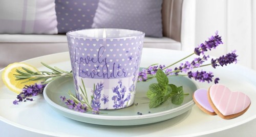 Świeca Zapachowa w Szkle Lovely Lavender 115 g Bartek Candles Lawendowa 30h